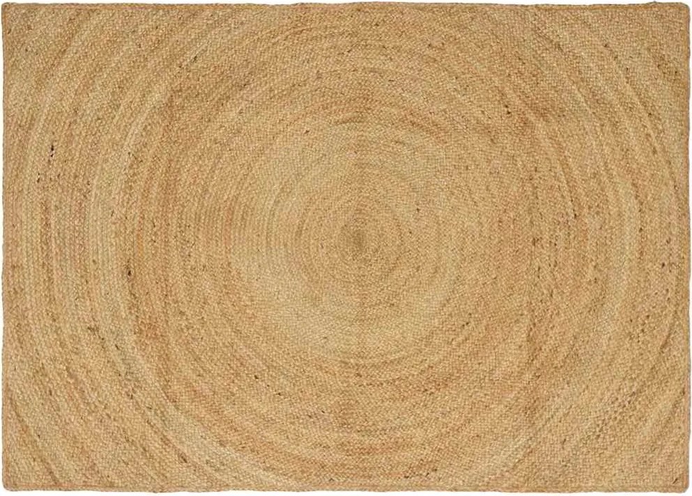 vidaXL Tapetes de área Retangular Castanho 120 x 170 cm Juta