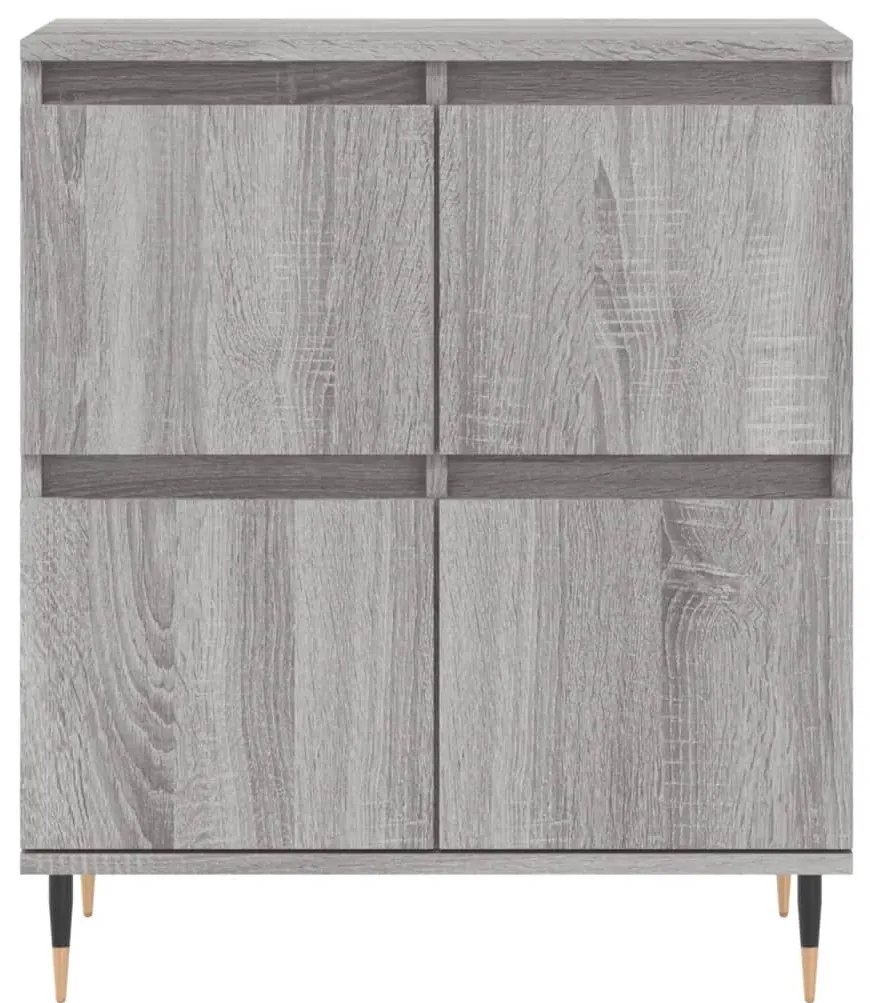 Aparador 60x35x70 cm derivados de madeira cinzento sonoma