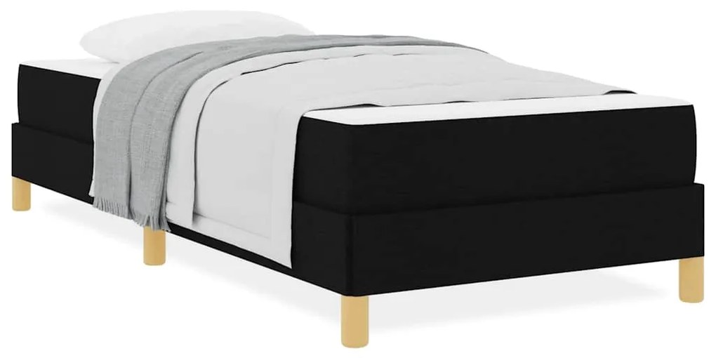 Cama Box Preto, Marrom 90 x 200 cm