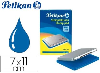 Almofada para Carimbos Pelikan Nº 2, 7 X 11 cm Azul