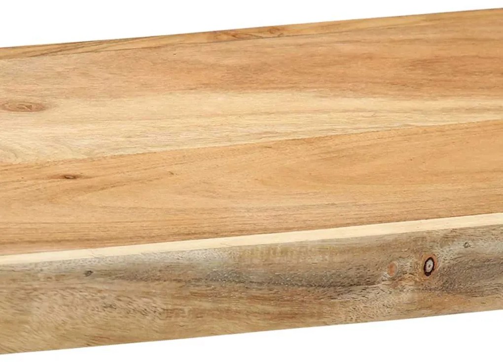 Prateleira de parede 110x33x45 cm Madeira maciça Acácia