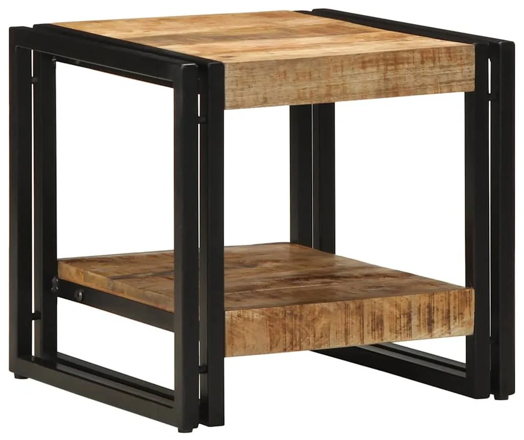 vidaXL Mesa de centro Castanho 40 x 40 x 38 cm Madeira de manga maciça