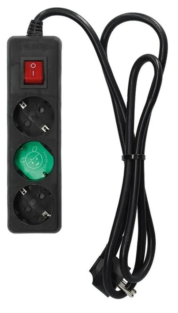 Extensão Múltipla com Interruptor 3 Tomadas 1.5M