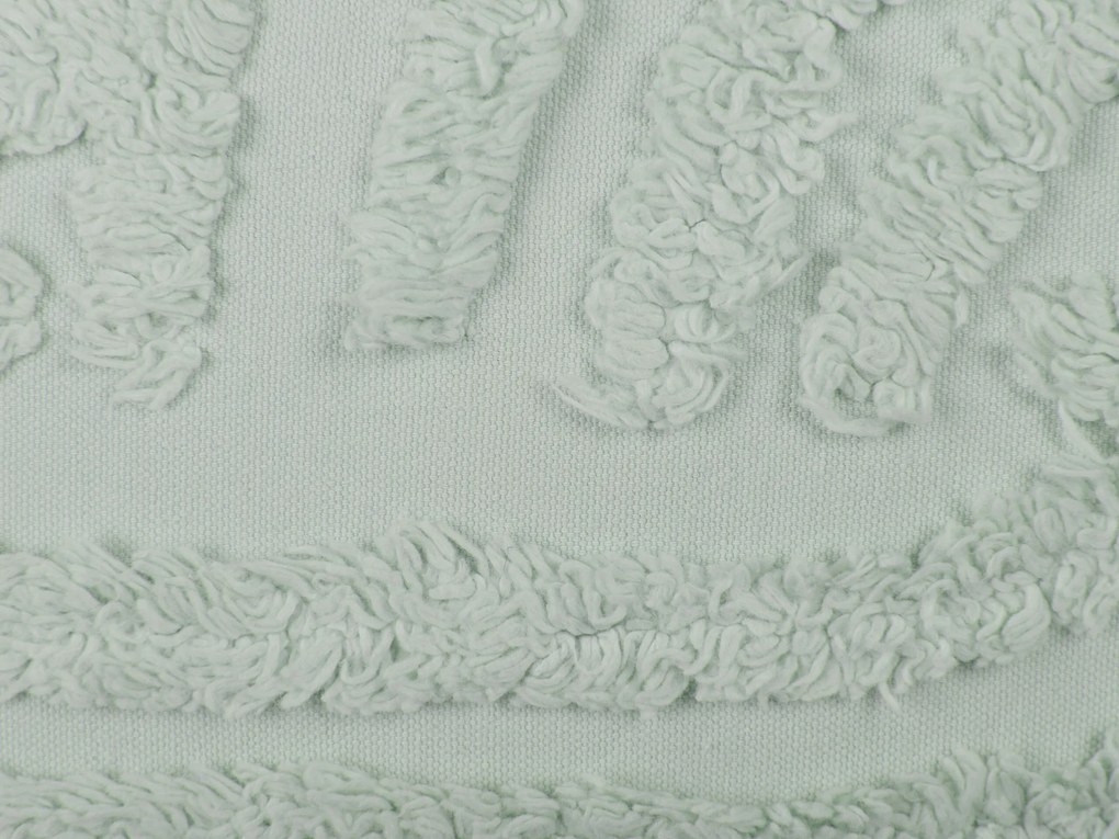 Almofada decorativa em algodão verde menta 45 x 45 cm TELLIMA Beliani