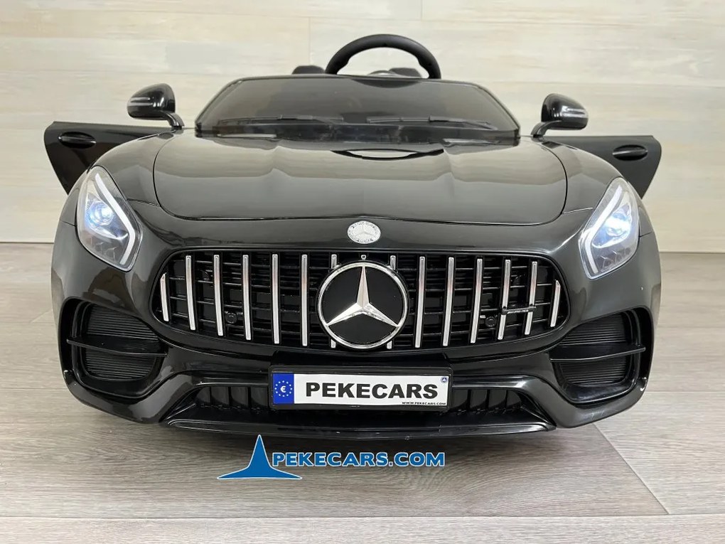 Carro eletrico crianças Mercedes AMG GT V8 12V 2 Lugares preto