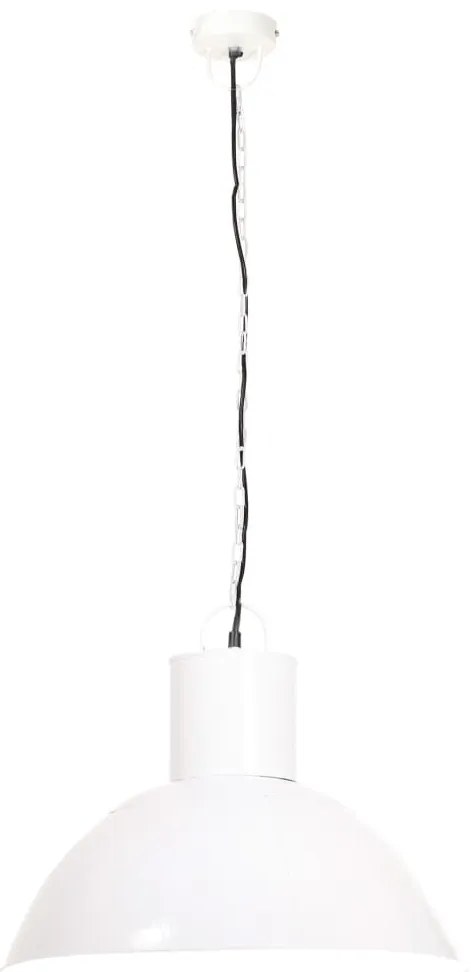 Candeeiro suspenso redondo 25 W 48 cm E27 branco