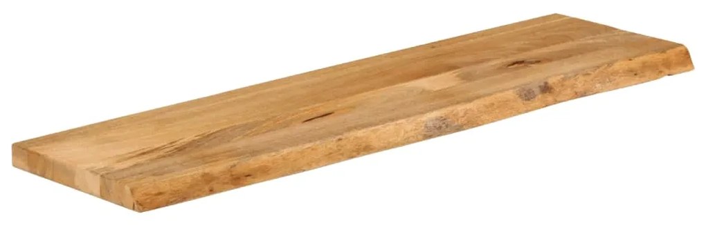 Tampo de mesa c/ borda viva 110x20x3,8 cm mangueira maciça