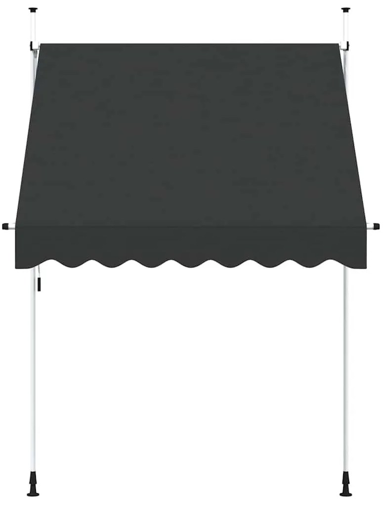 Toldo retrátil manual 200 cm antracite