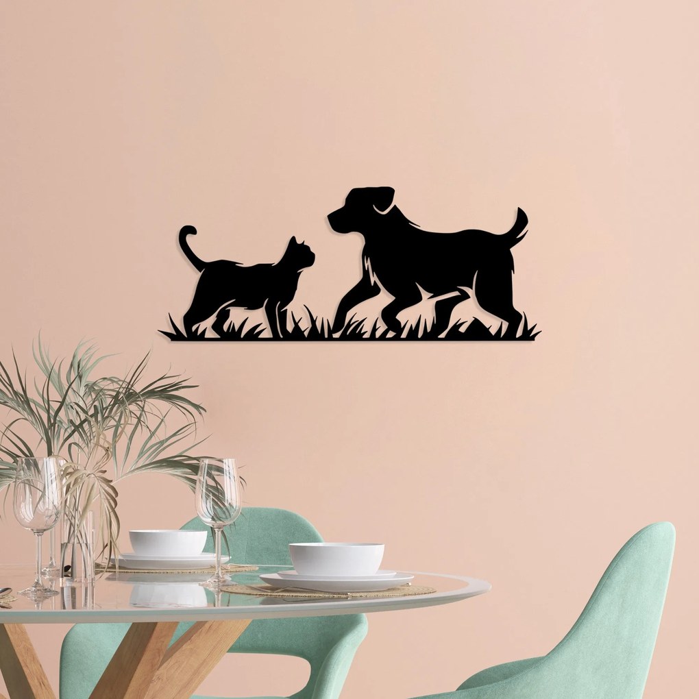 Acessório Decorativo de Parede Best Friends – Preto – 27 x 70 cm