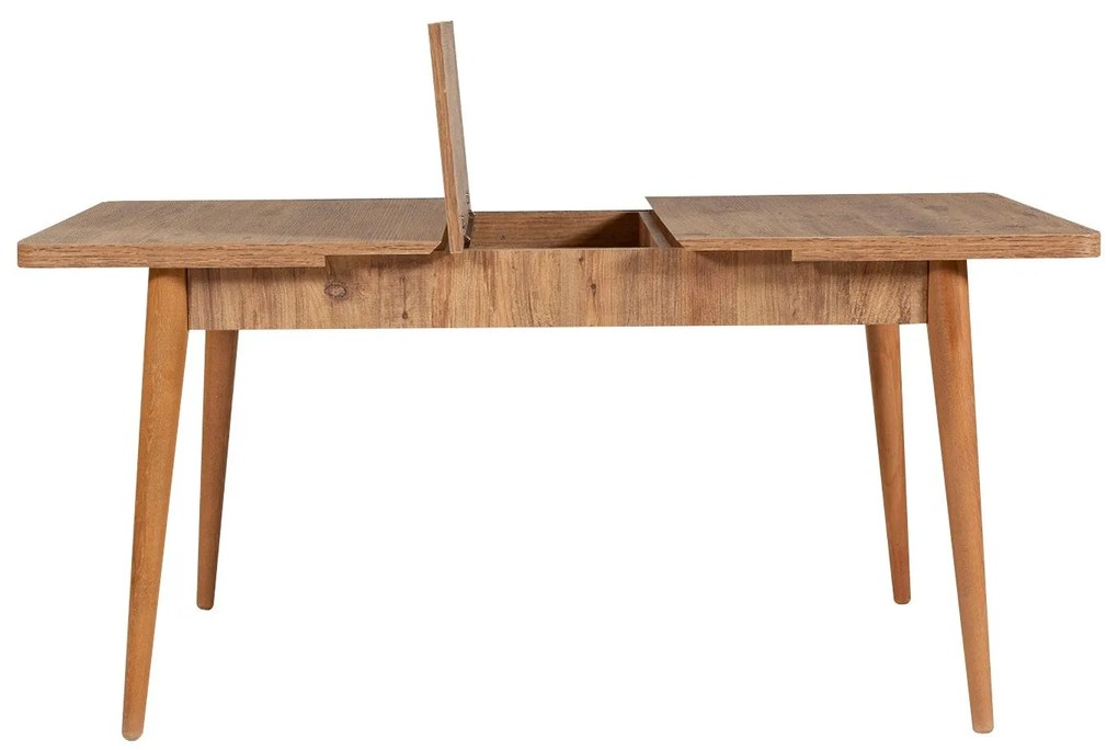Conjunto de Mesa de Jantar Extensível e Cadeiras Vina – Pinho Atlântic