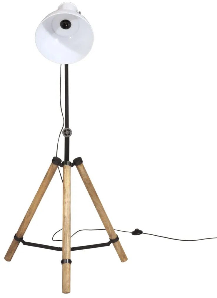 Candeeiro de pé 25 W 75x75x90-150 cm E27 branco