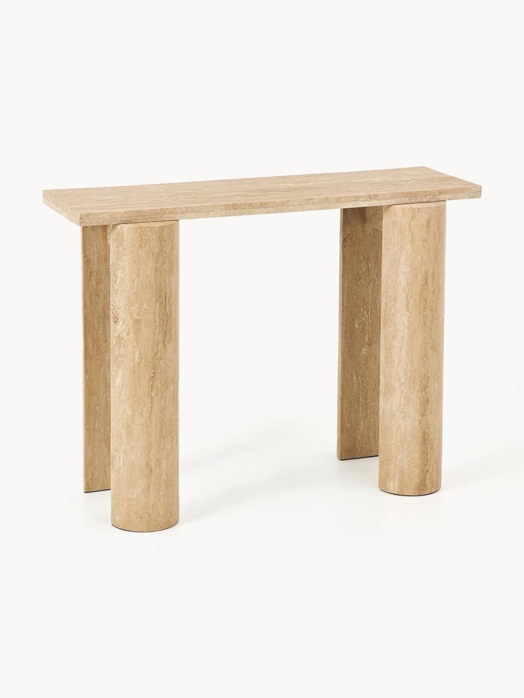 Travertine Console Table Disa