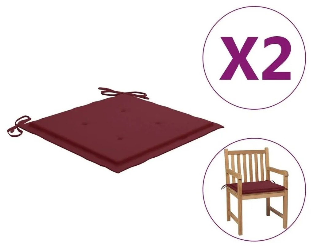 Almofada de cadeira VidaXL  Almofadão para cadeira de jardim 50 x 50 x 3 cm
