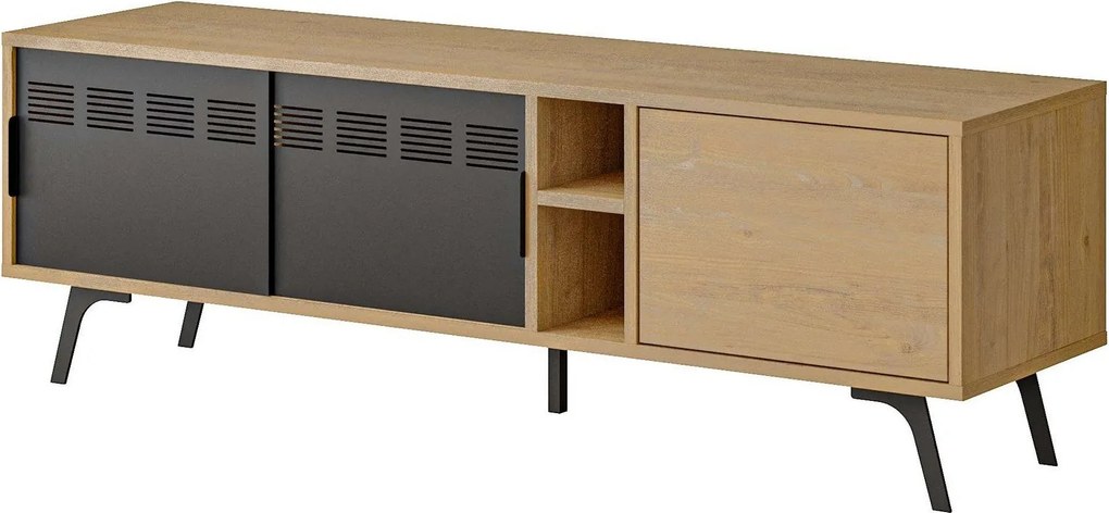 Estante Lima – Nogueira Preta – 90x180x20 cm