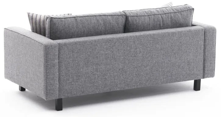 Sofá de 2 Lugares Kale – Cinzento – 180x83x91 cm