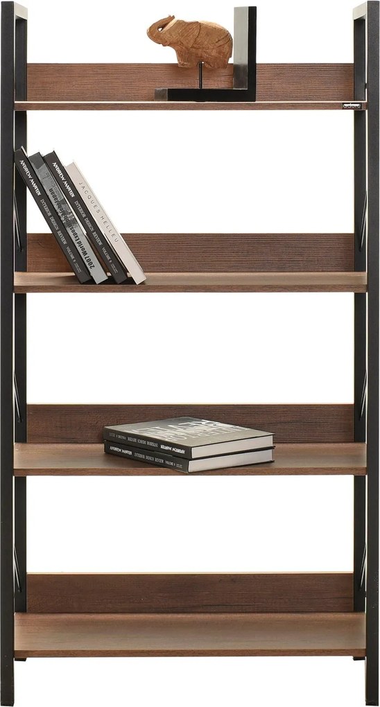 Estante "Arbor" - Nogueira - 73x136x35cm - Design Moderno