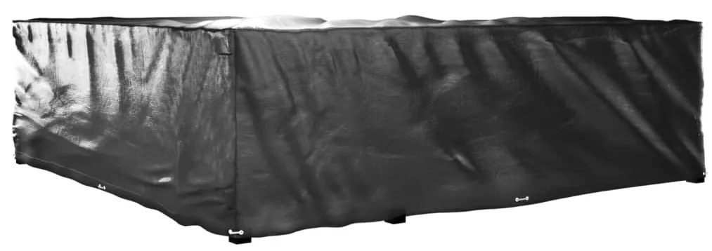 Capas p/ mobília jardim forma de L 2 pcs 20 ilhós 300x300x90 cm