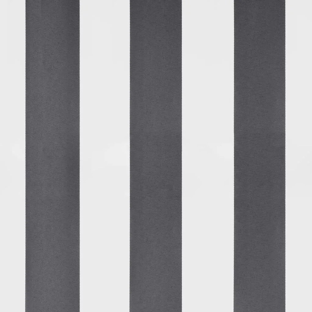 Toldo retrátil manual 450x350 cm antracite e branco
