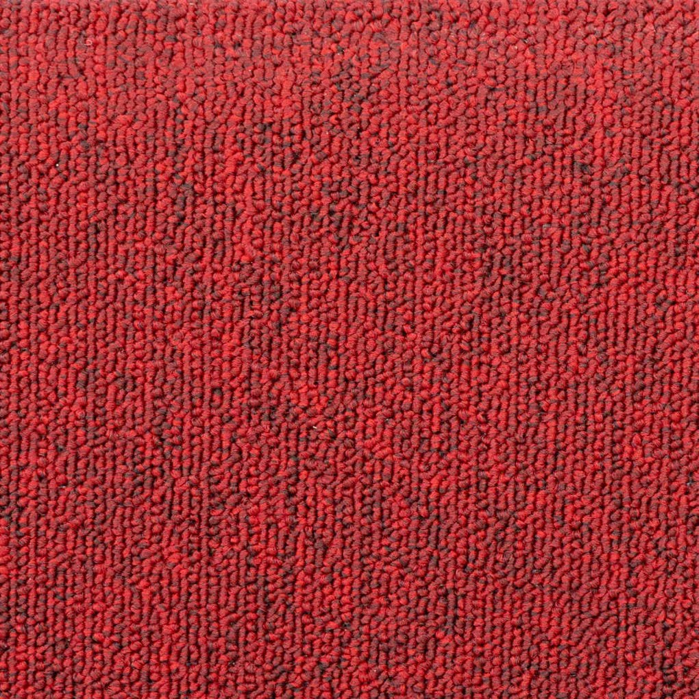 Tapetes de escada 15 pcs 65x24x4 cm vermelho bordô