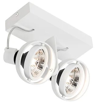 Foco moderno branco 2 luzes - Master 70