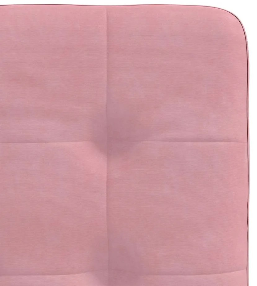 Cadeiras de jantar 2 pcs veludo rosa