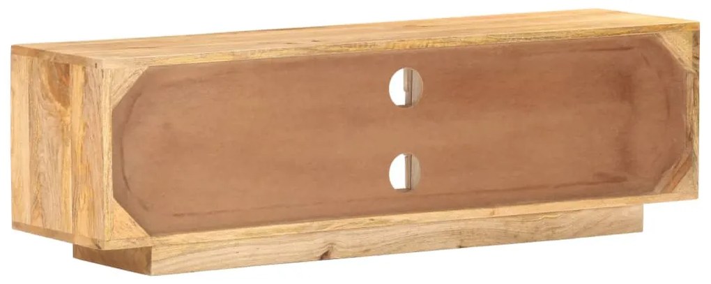 Móvel de TV 116x30x35 cm madeira de mangueira maciça