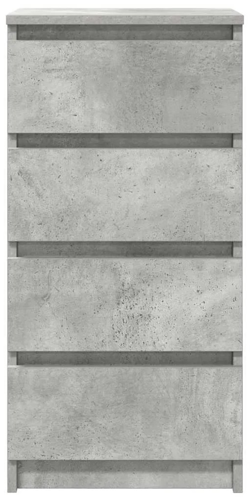 Aparador 37,5x35x76 cm derivados de madeira cinza cimento