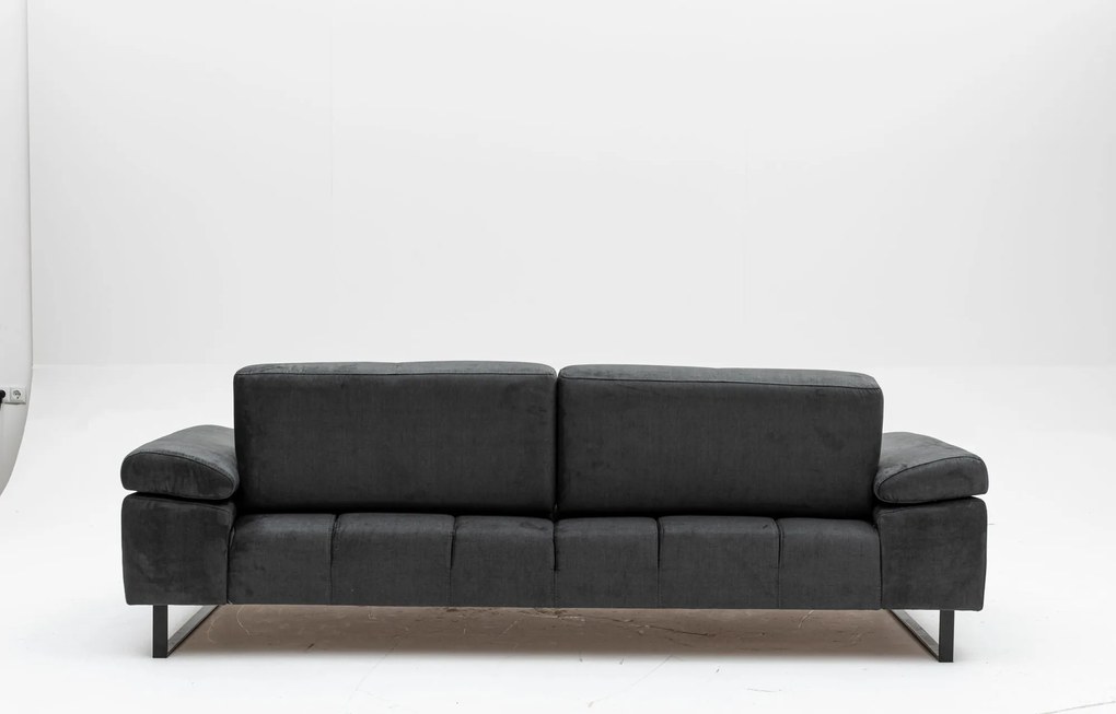 Sofá-cama de 3 lugares Mustang – Antracite – 239 cm x 99 cm x 83 cm