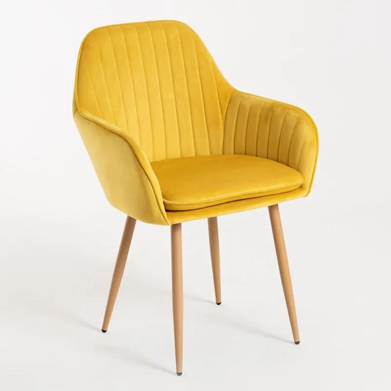 Cadeira Norbana Cor: Amarelo