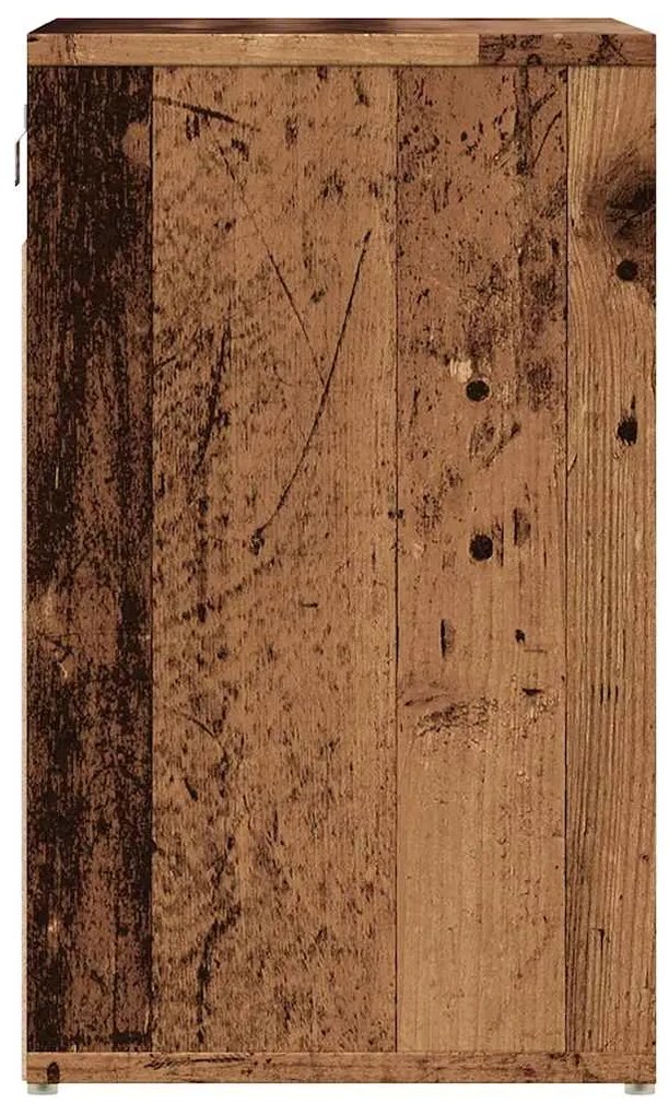 Sapateiras 2 pcs madeira velha 52x30x50 cm