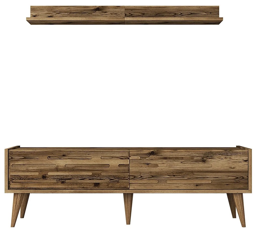 Unidade de TV Valensiya – Nogueira – 140x35x45 cm