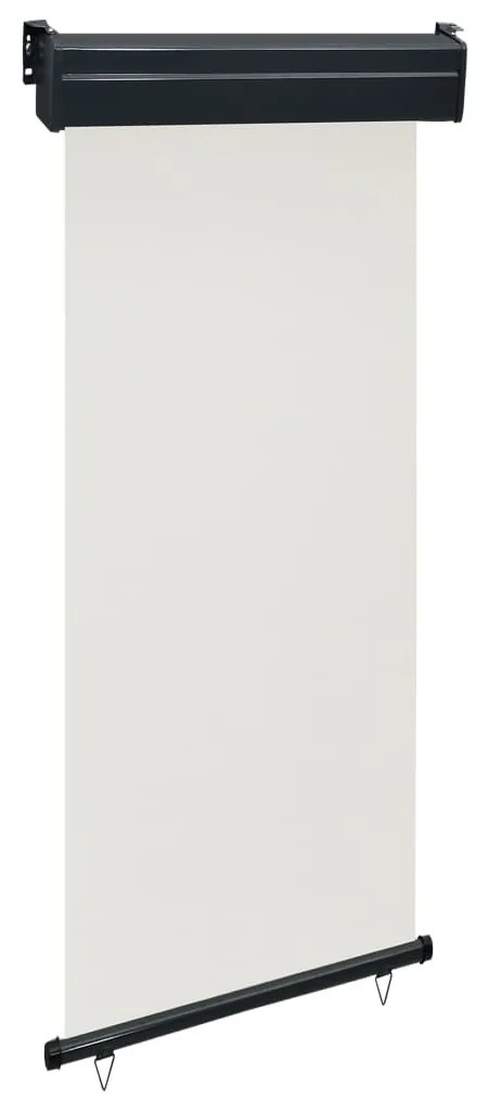 vidaXL Toldo lateral para varanda 80x250 cm creme