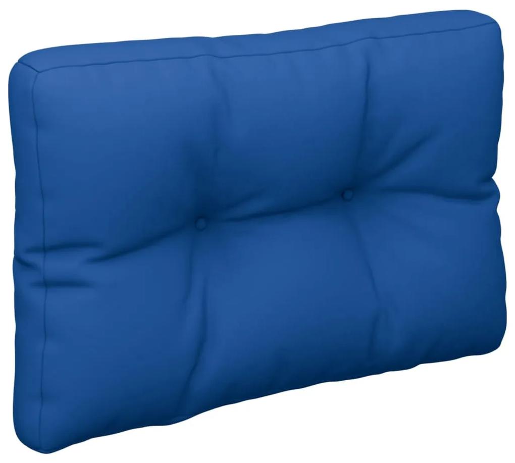 Almofadão para sofá de paletes 60x40x12 cm tecido azul real