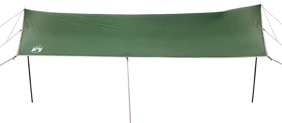 Lona de campismo 460x305x210 cm impermeável verde