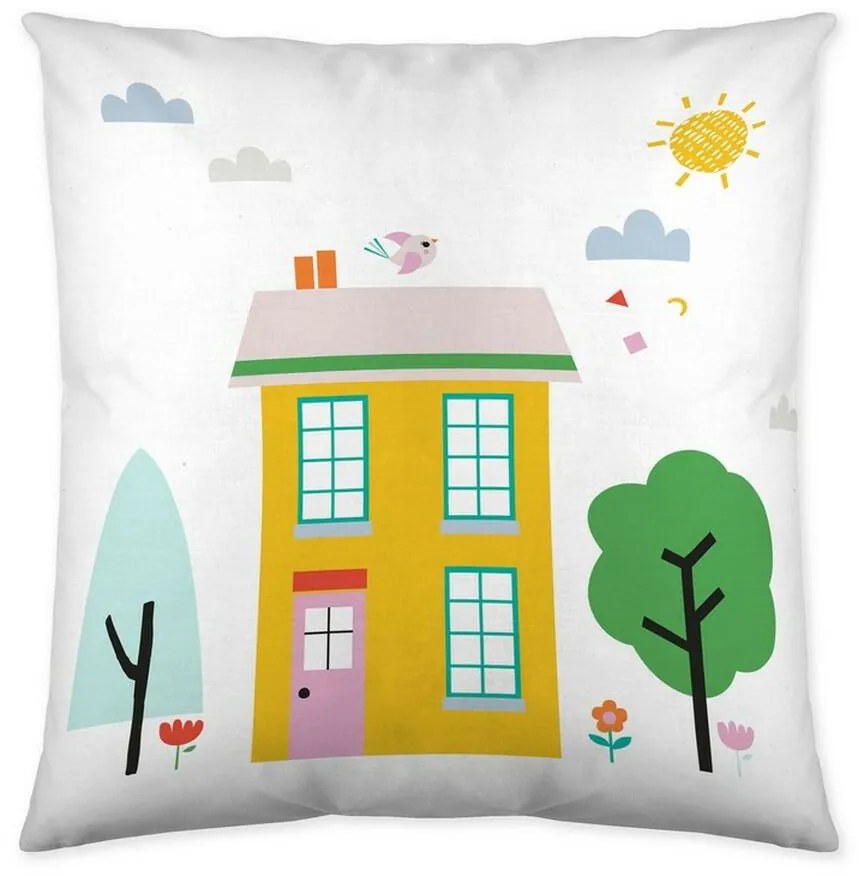 Capa de travesseiro Lemon Ribbon Traffic (50 x 50 cm)