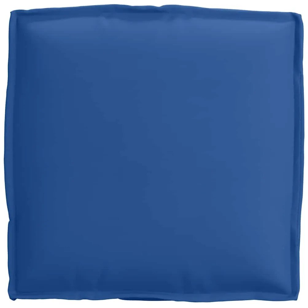 Almofadas para Paletes 2 pcs Azul Royal 40x40x8 cm em Tecido Oxford