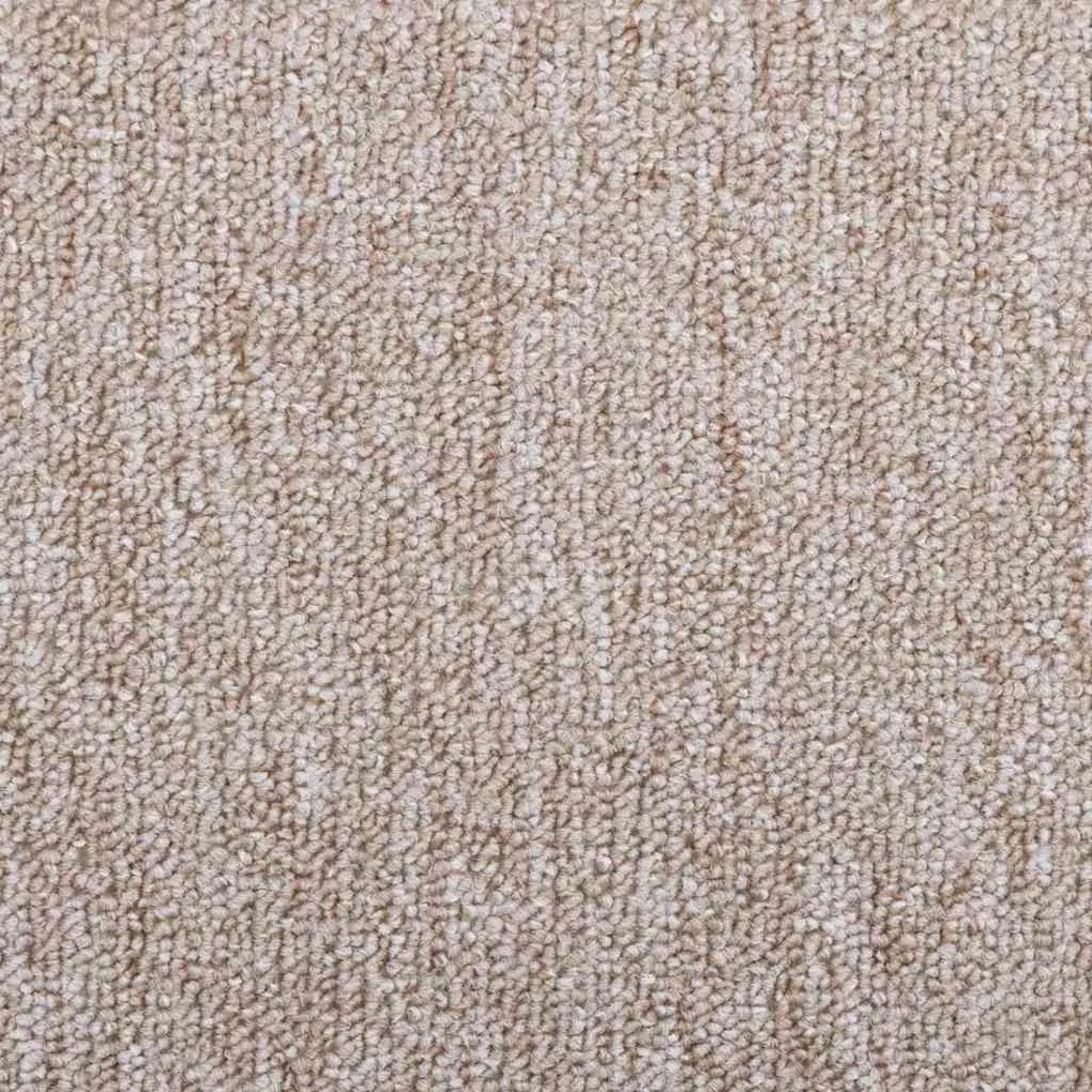 Tapetes de escada 20 pcs 65x24x4 cm castanho-claro