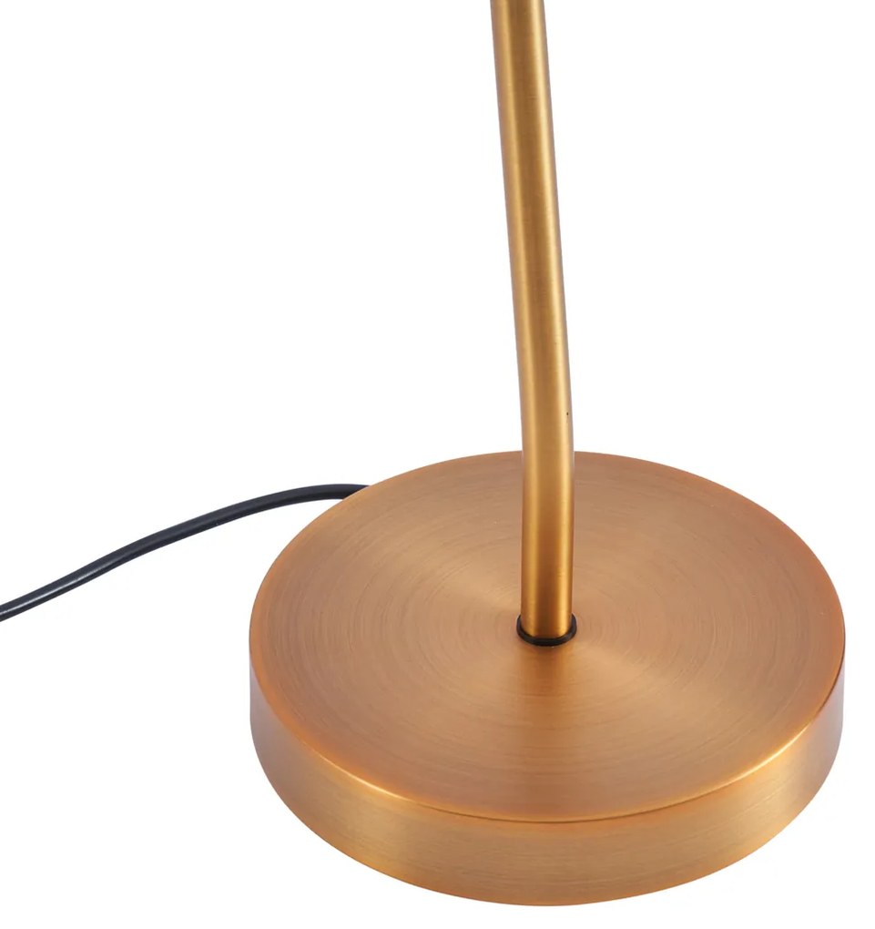 Candeeiro de mesa Art Déco bronze com LED incluído - Tableau