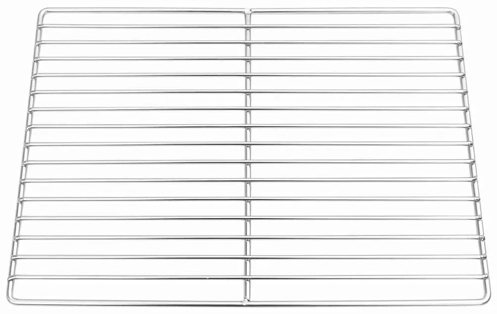 Grelha de Churrasqueira Retangular vidaXL 40x30 cm em Aço Inoxidável 3