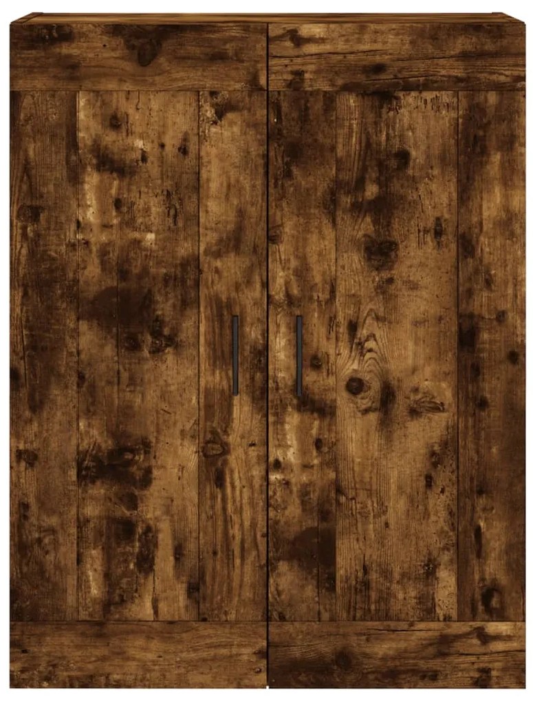Armário de parede 69,5x34x90 cm deriv. madeira carvalho fumado