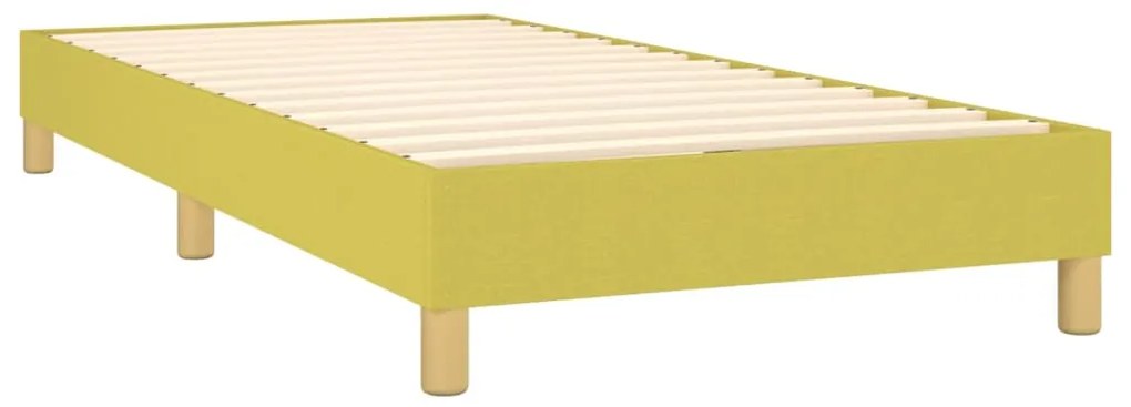 Estrutura de cama 90x200 cm tecido verde