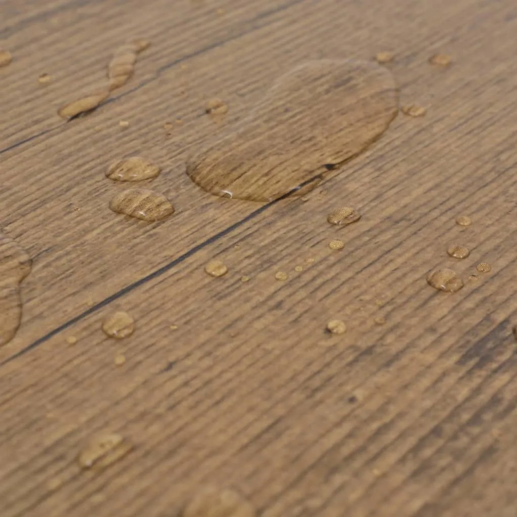 Tábuas de soalho PVC auto-adesivo 5,02 m² 2mm castanho nogueira