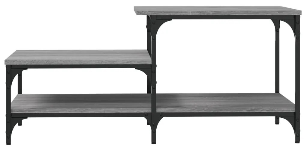 Mesa de centro 100x50,5x45 cm derivados de madeira cinza sonoma
