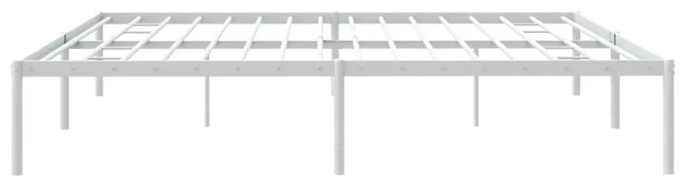 Estrutura de cama 180x200 cm metal branco