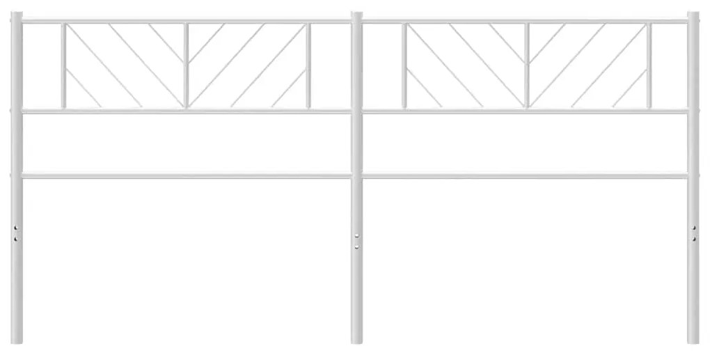 Cabeceira de cama 193 cm metal branco