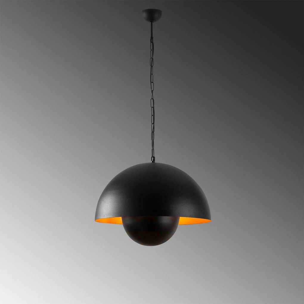 Chandelier Yanıgara – Preto – 40 x 40 cm