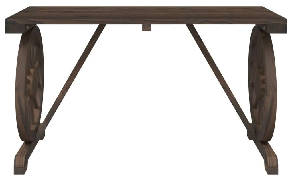 5 pcs conjunto de jantar p/ jardim madeira de abeto maciça