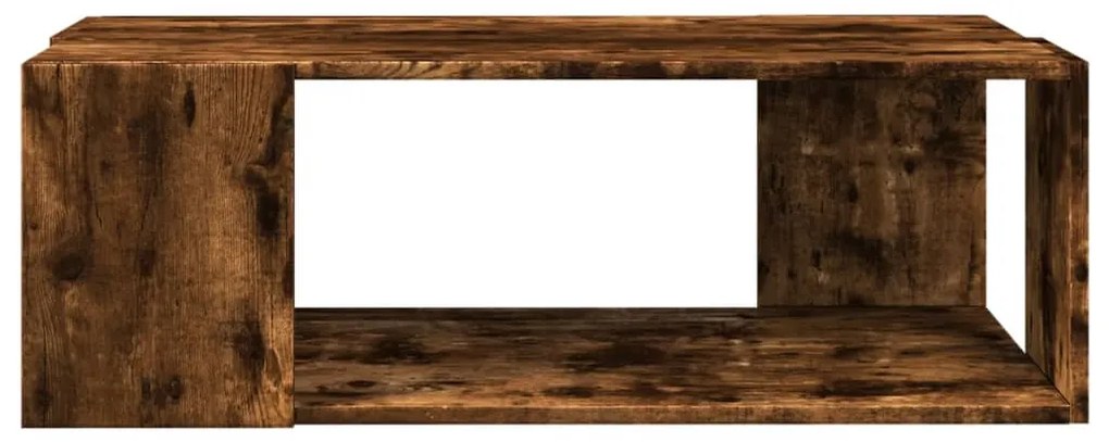 Mesa de centro 89,5x48x30 cm derivados madeira carvalho fumado