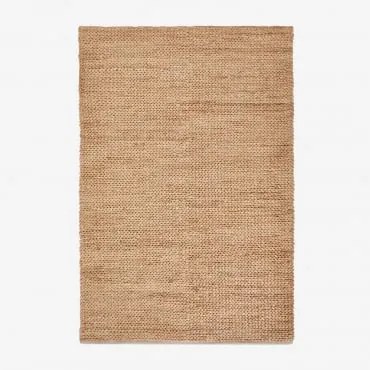 Alfombra Retangular Em Juta E Algodão Nathaniel 230x160 Cm - Sklum