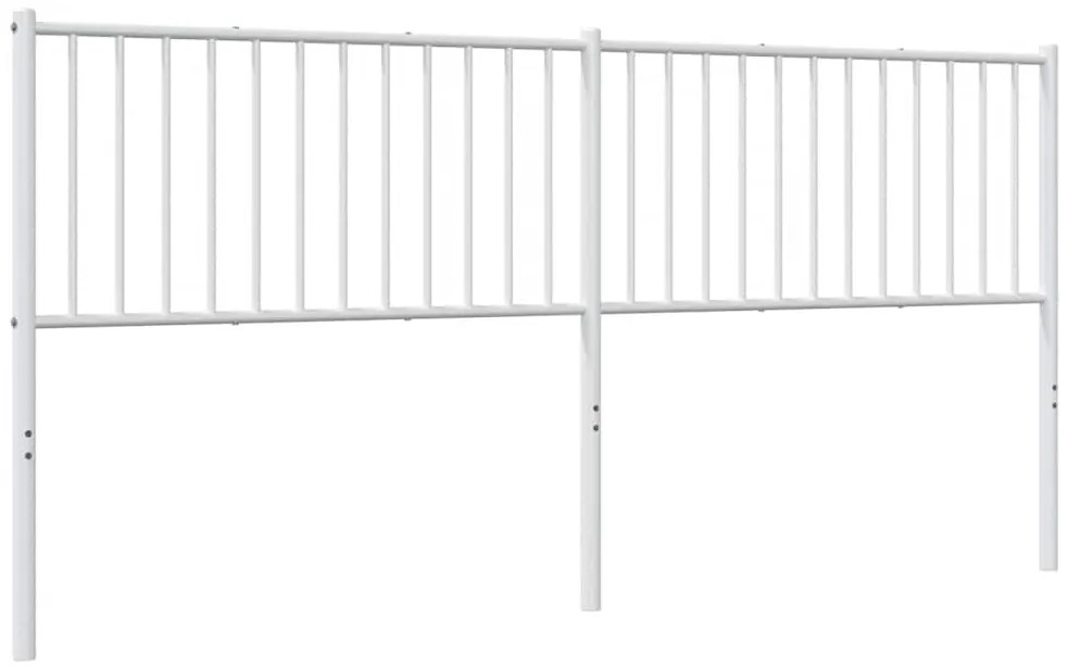 Cabeceira de cama 193 cm metal branco